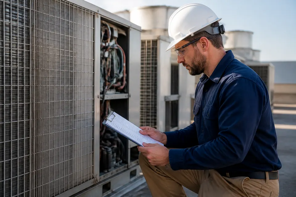 Documentação e controle técnico de climatização